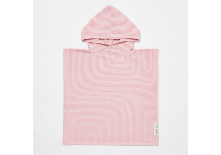 Serviette de Plage Enfant - Capuche Ice Pink 6-9 ans - SL 056097 - Sunnylife