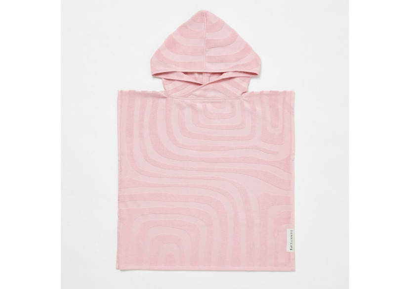 Serviette de Plage Enfant - Capuche Ice Pink 6-9 ans - SL 056097 - Sunnylife Serviette de Plage Enfant - Capuche Ice Pink 6-9 ans - SL 056097 - Sunnylife