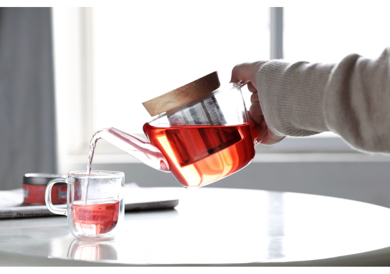Théière Infusion avec Filtre - 500 ml en verre - VI 754007 - Viva