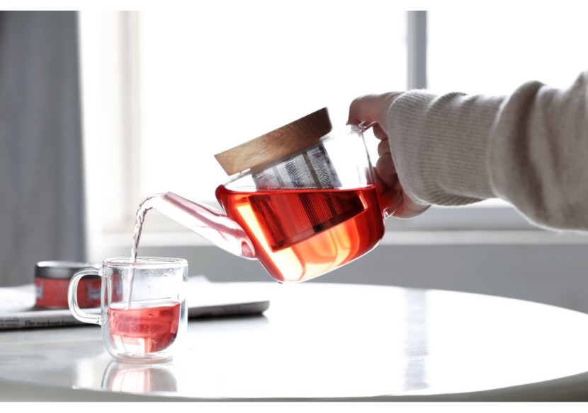 Théière Infusion avec Filtre - 500 ml en verre - VI 754007 - Viva