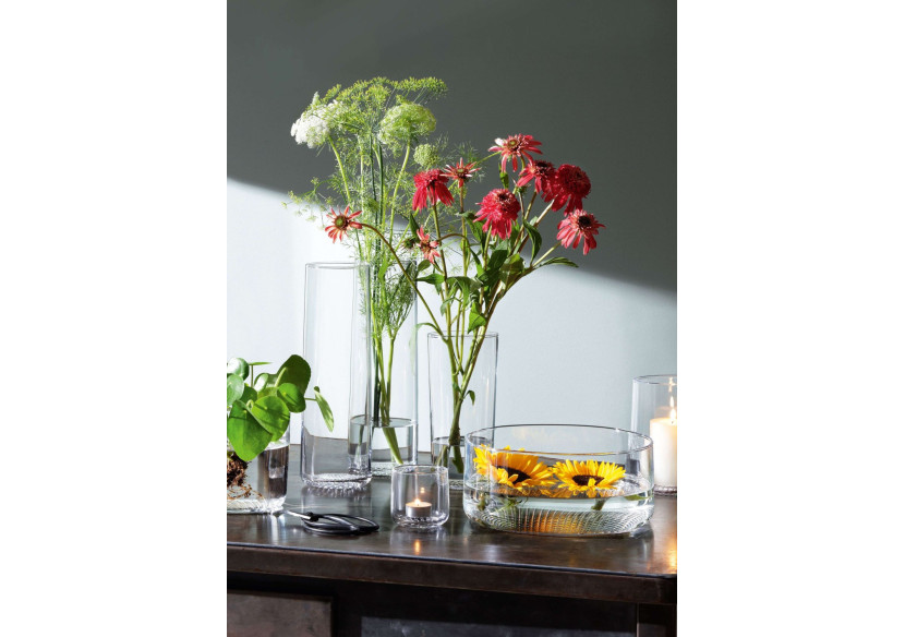 Vase Market - 17,5 cm en verre élégant - LS 576065 - L.S.A.