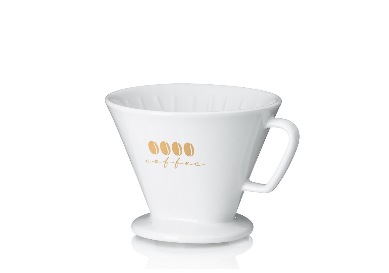 Filtre à café Excelsa - Porcelaine blanche L pour infusion traditionnelle - KE 124921 - Kela Keuken