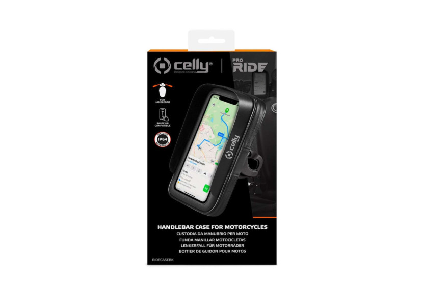 Support de téléphone ProRide - Étanche avec pare-soleil pour voiture - CE 189510 - Celly