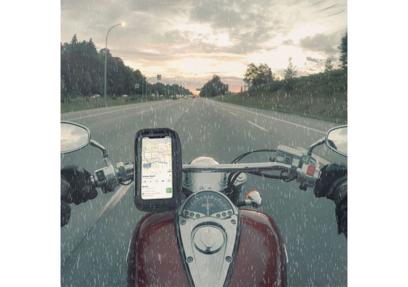 Support de téléphone ProRide - Étanche avec pare-soleil pour voiture - CE 189510 - Celly