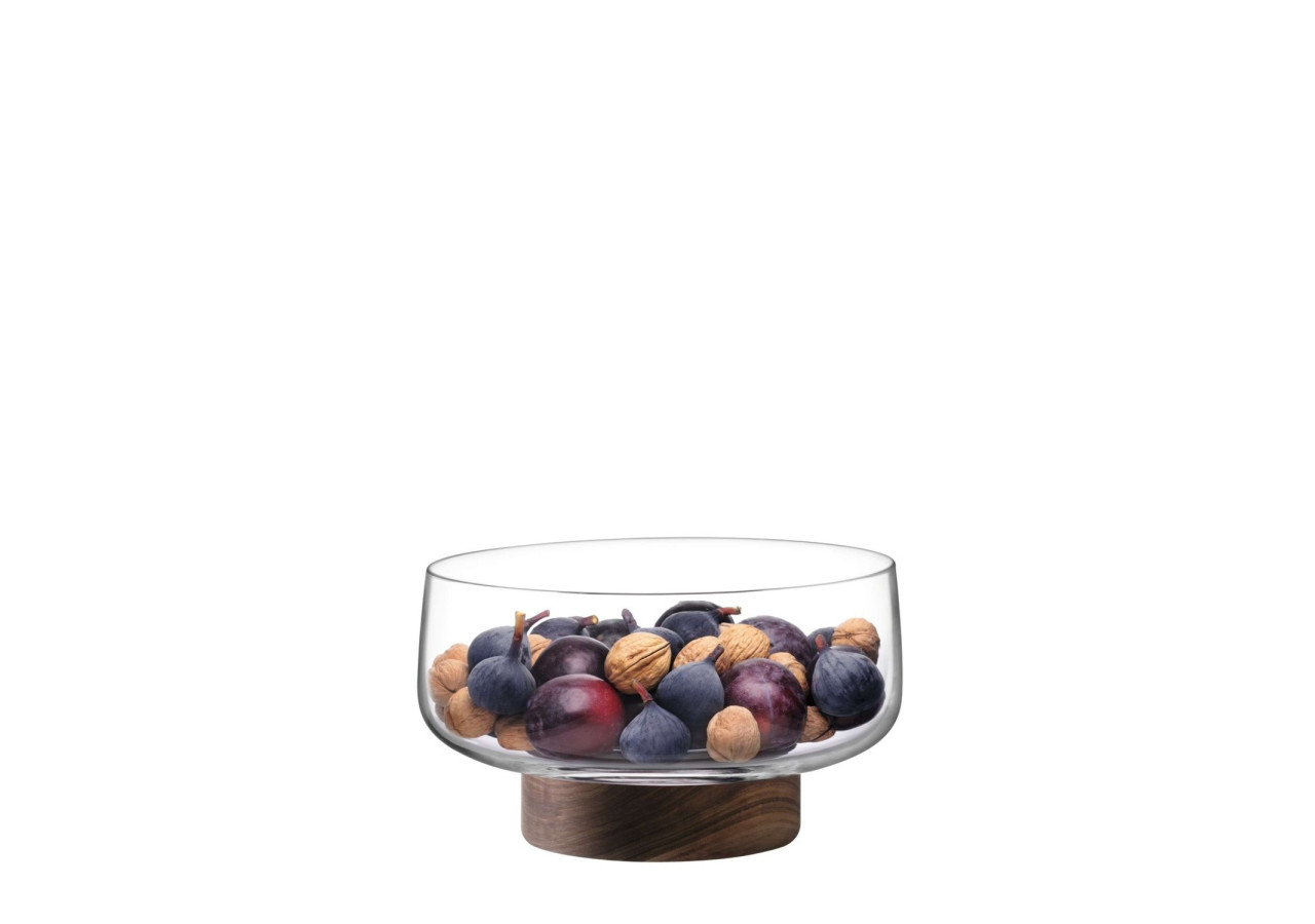 Bol sur pied City - 30 cm en verre soufflé - LS 555602 - L.S.A.