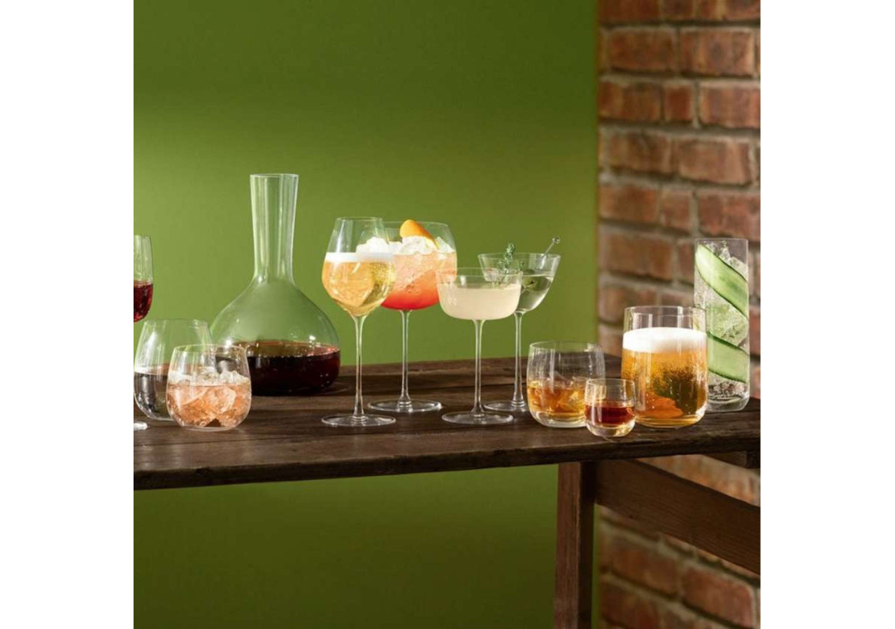 Set de 4 verres à shot Borough - 75 ml en cristal - LS 568695 - L.S.A.