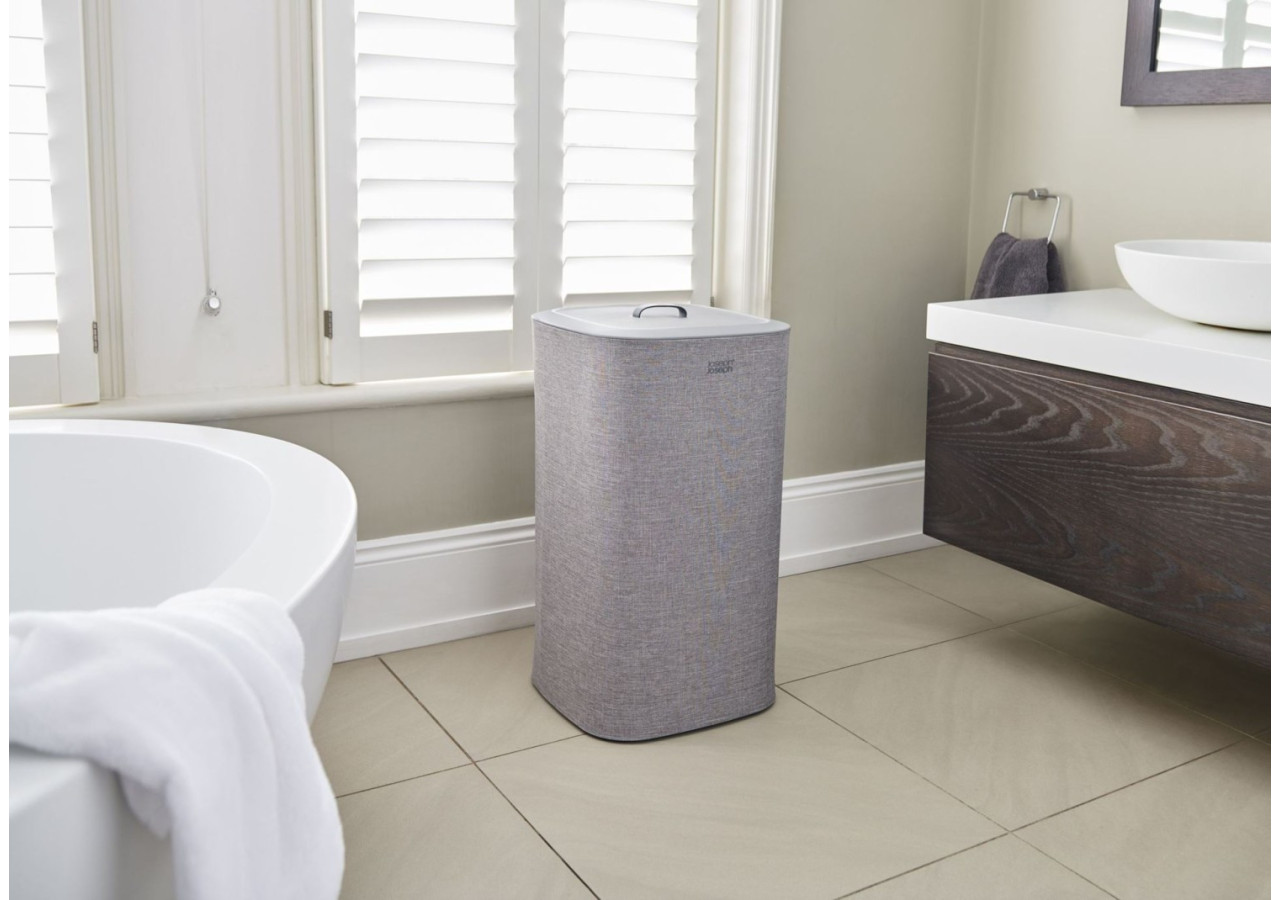 Panier à linge Tota - 60 litres avec double compartiment - JJ 003277 - Joseph Joseph