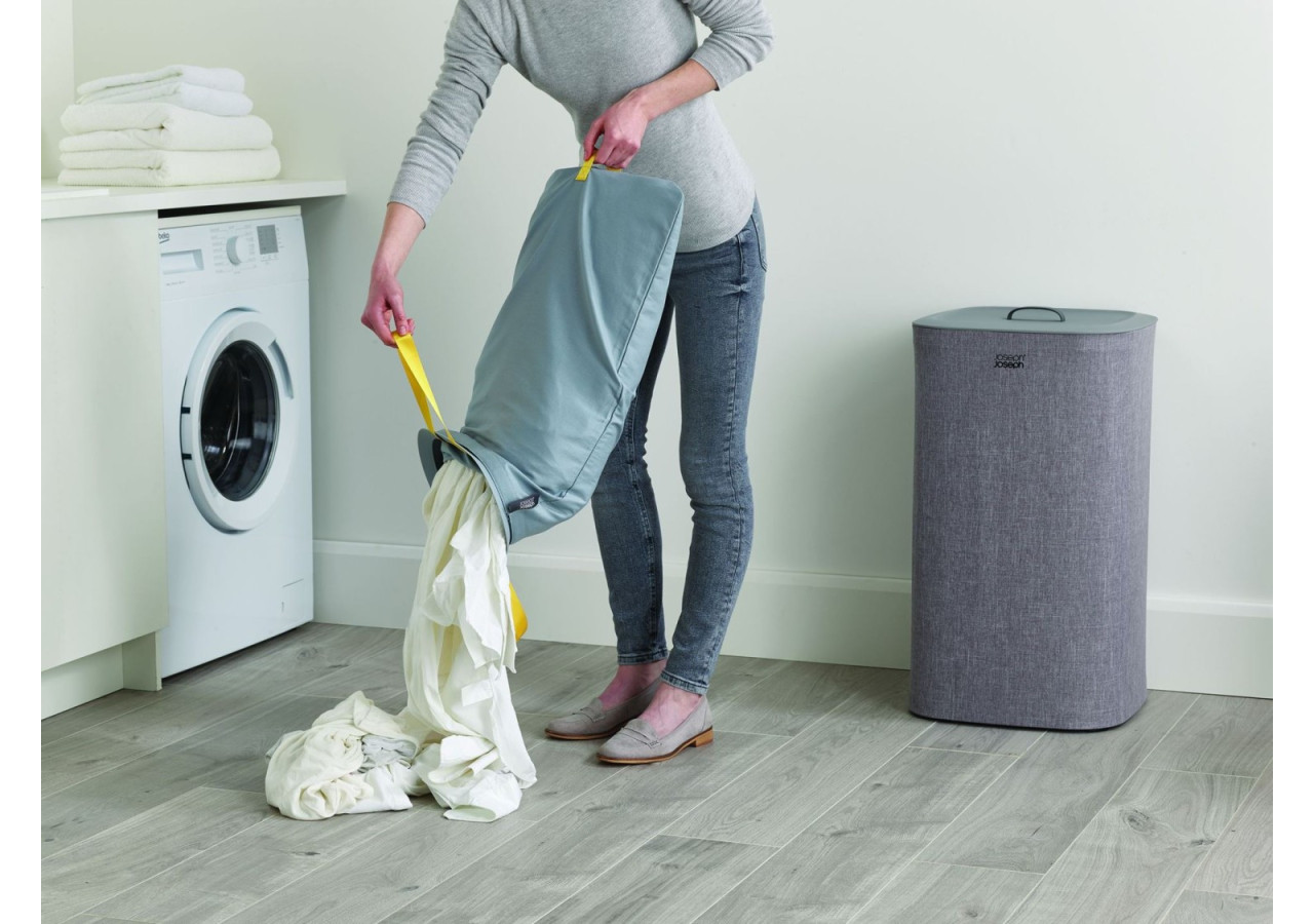 Panier à linge Tota - 60 litres avec double compartiment - JJ 003277 - Joseph Joseph