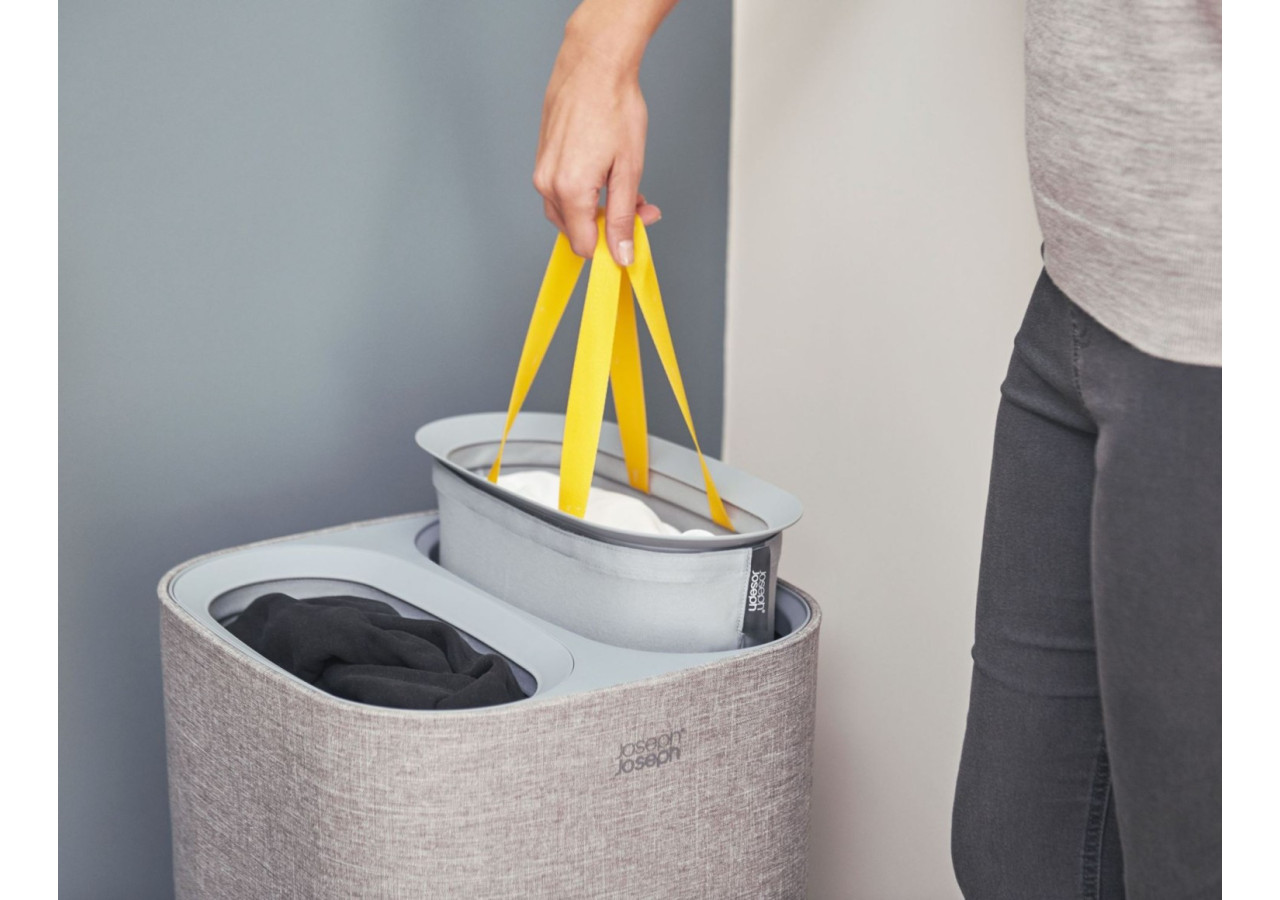 Panier à linge Tota - 60 litres avec double compartiment - JJ 003277 - Joseph Joseph