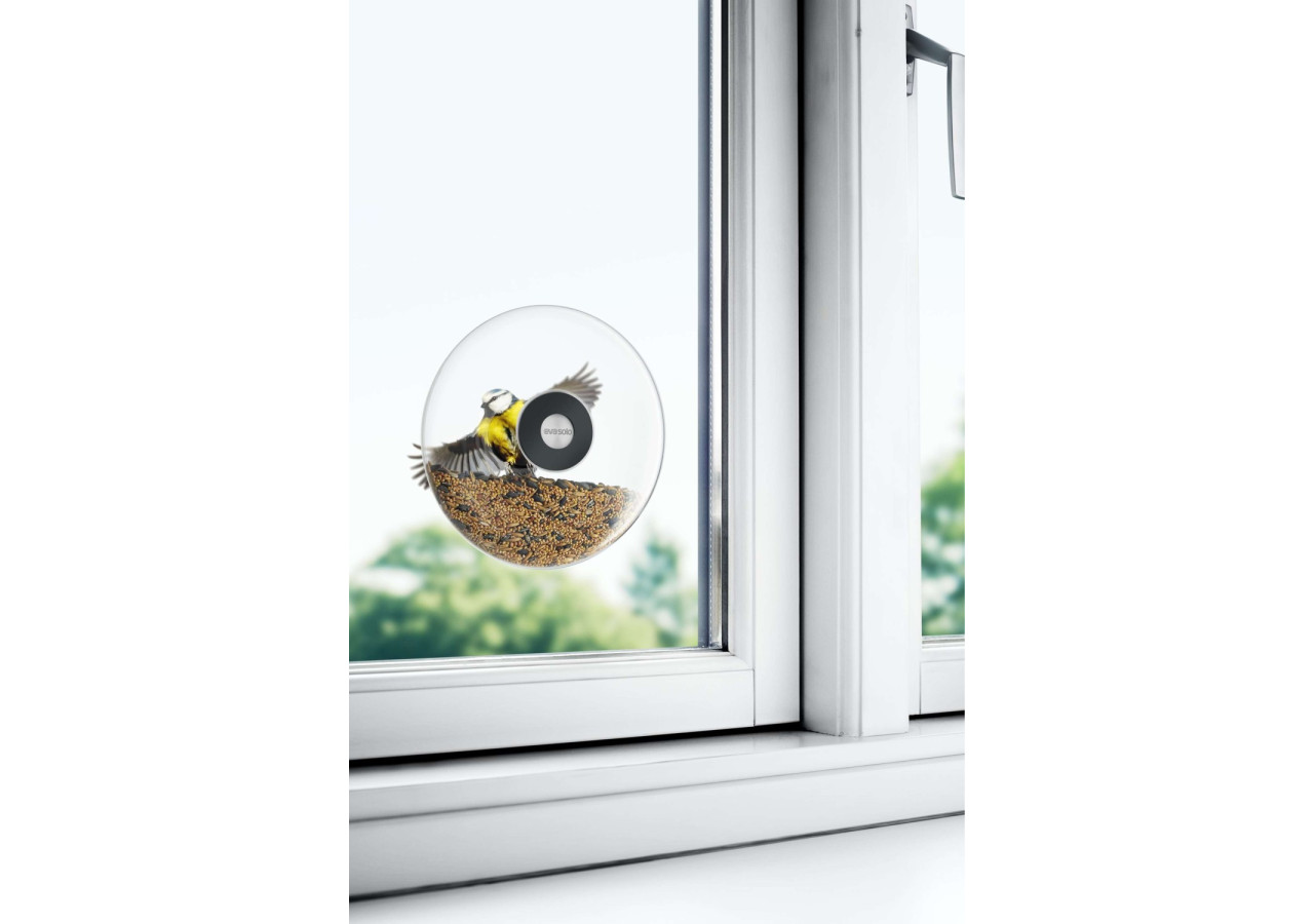 Mangeoire à oiseaux pour fenêtre - Grande taille 20 cm - ES 166225 - Eva Solo