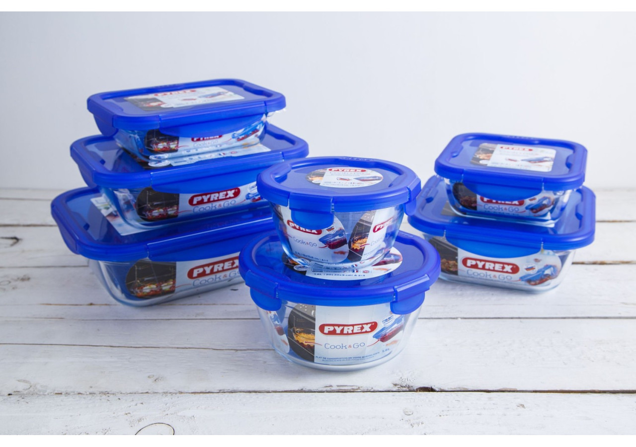 Set de Bols Cook & Go - 7 Pièces en Verre - PY 278027 - Pyrex