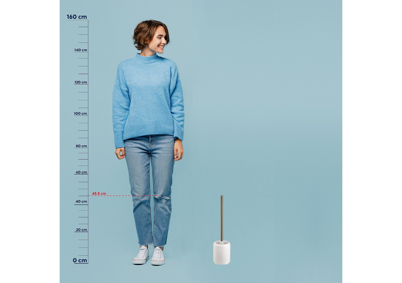 Porte-Brosse Toilette Adele - Élégance et Praticité - KE 237331 - Kela Badkamer