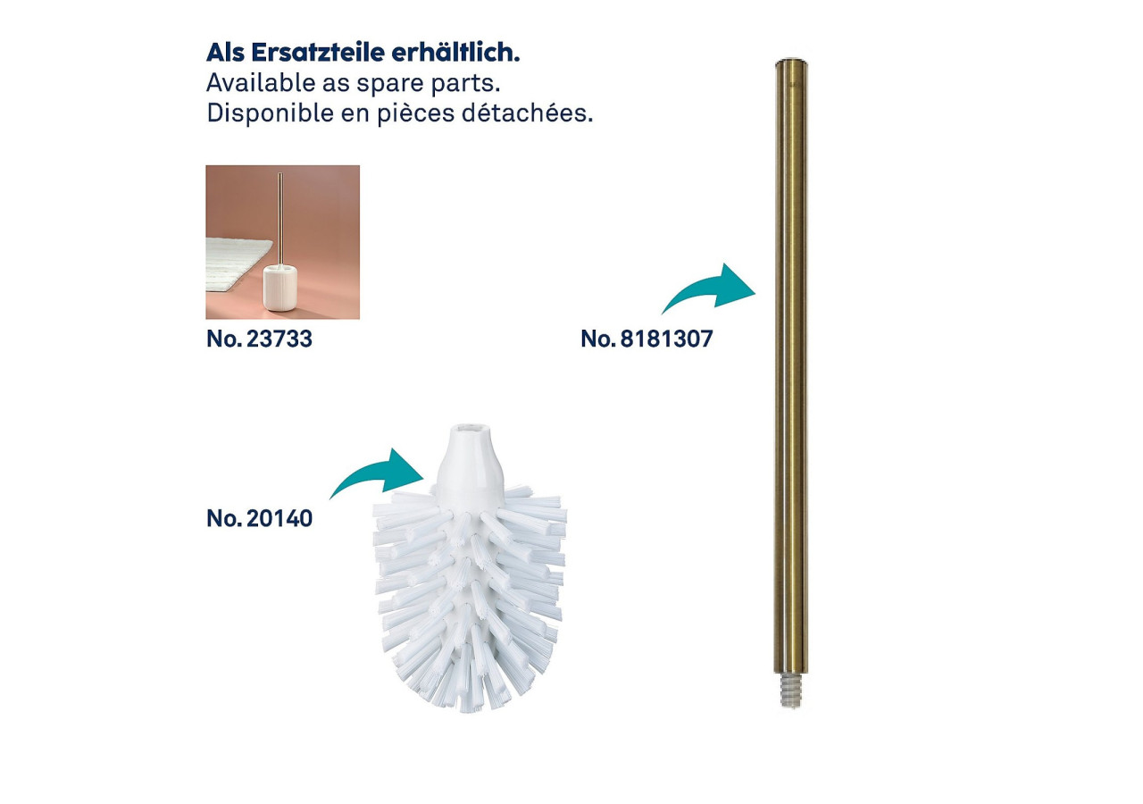 Porte-Brosse Toilette Adele - Élégance et Praticité - KE 237331 - Kela Badkamer