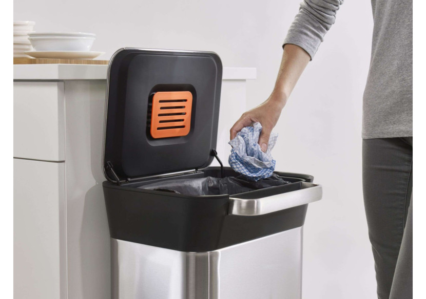 Poubelle Titan 30 Litres - Design Intelligent - JJ 300307 - Joseph Joseph Poubelle Titan 30 Litres - Design Intelligent - JJ 300307 - Joseph Joseph