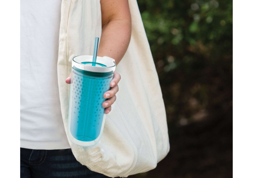 Bouteille de Voyage Drinkbeker - 325 ml avec paille en verre borosilicaté - ZK 021224 - Zoku Bouteille de Voyage Drinkbeker - 325 ml avec paille en verre borosilicaté - ZK 021224 - Zoku