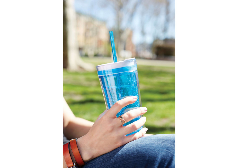 Bouteille de Voyage Drinkbeker - 325 ml avec paille en verre borosilicaté - ZK 021224 - Zoku Bouteille de Voyage Drinkbeker - 325 ml avec paille en verre borosilicaté - ZK 021224 - Zoku