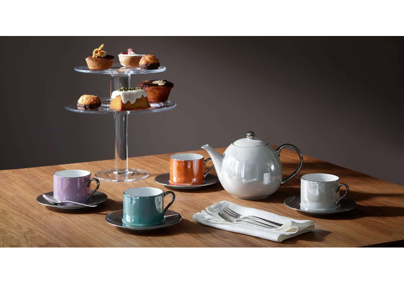 Tasse et Soucoupe Palazzo - Ensemble en Verre 250 ml - LS 630071 - L.S.A. Tasse et Soucoupe Palazzo - Ensemble en Verre 250 ml - LS 630071 - L.S.A.