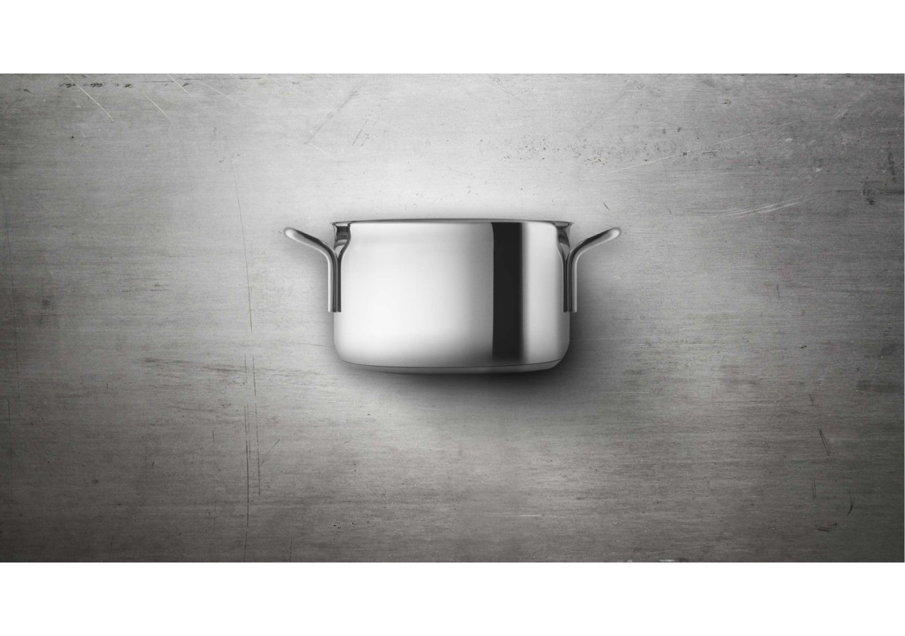 Casserole en Acier Inoxydable Recyclé - 4,8 Litres - ES 203319 - Eva Trio