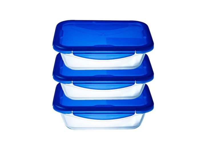 Lunchbox Cook & Go - Set de 3 récipients 800 ml - PY 286237 - Pyrex