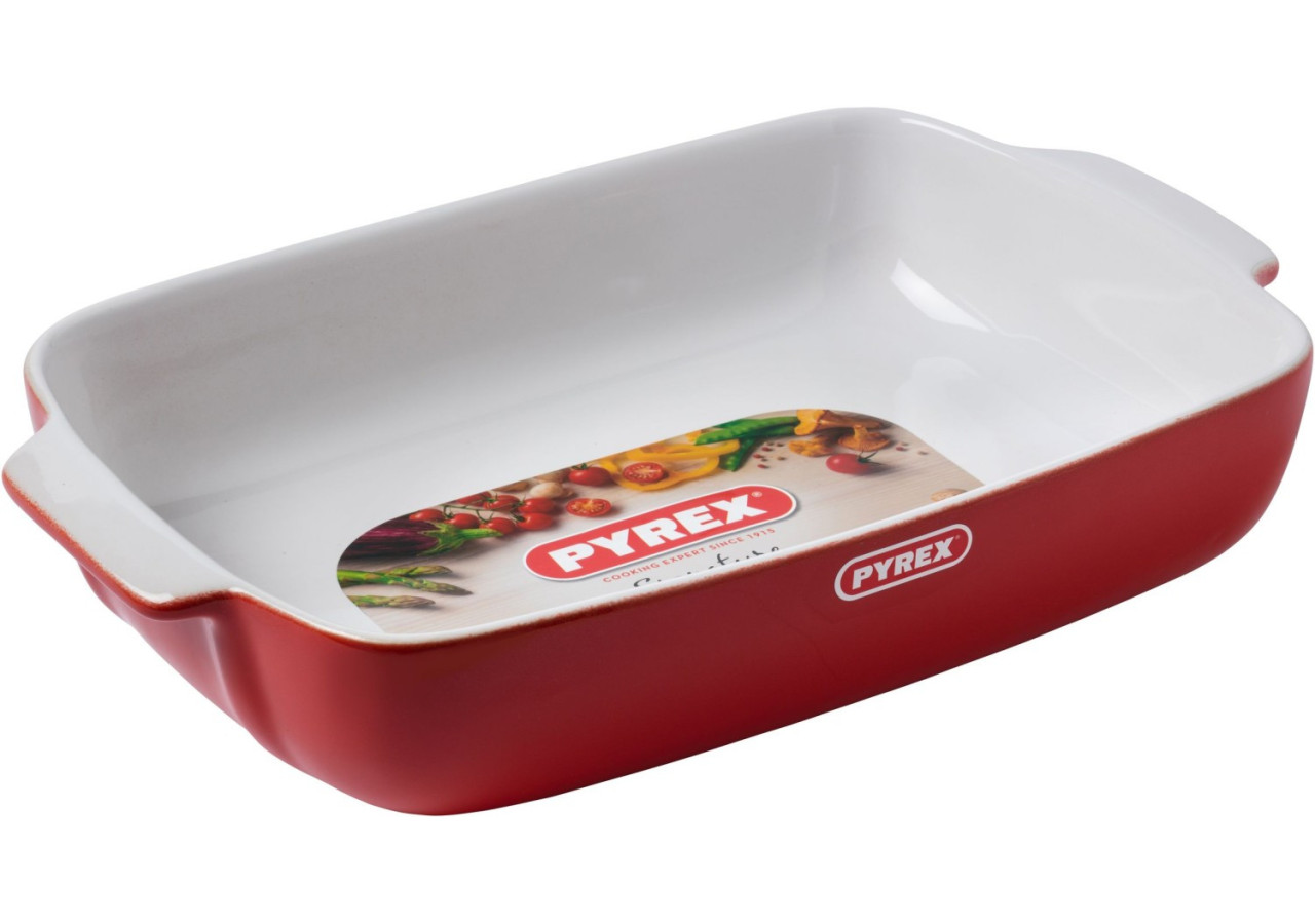 Plat à Four Signature - Rectangulaire 35 x 25 cm en céramique - PY 272674 - Pyrex