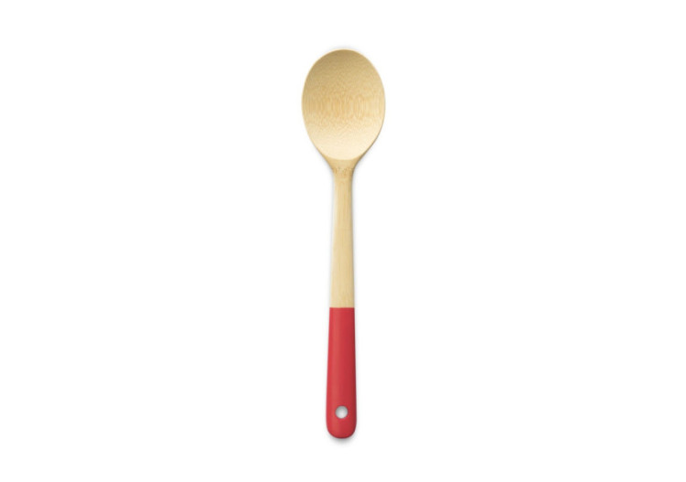 Cuillère de Cuisine en Bambou - 30 cm Rouge - PE 813714 - Pebbly