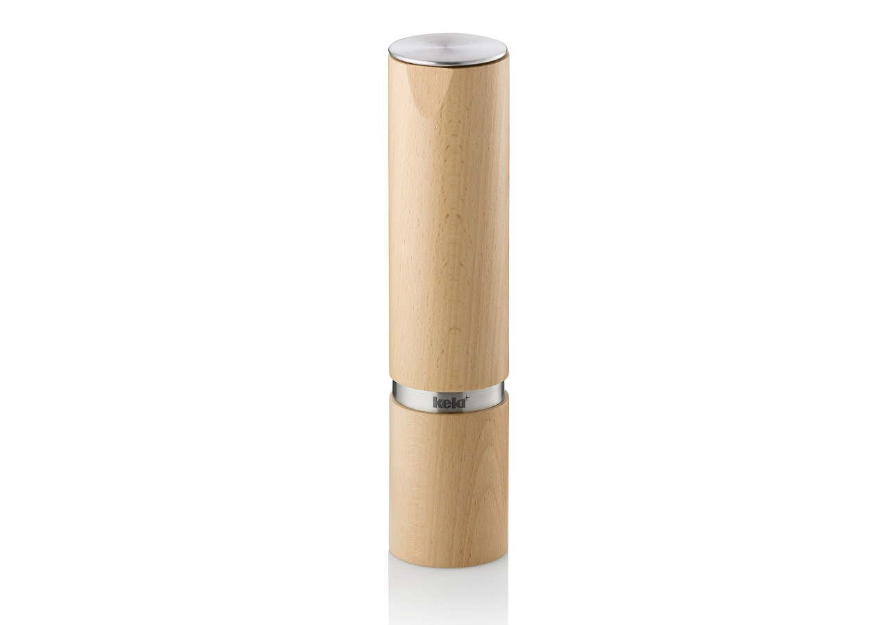 Moulin à Sel et Poivre Kauri - 5,5 x 23 cm en Bois de Hêtre - KE 121920 - Kela Keuken
