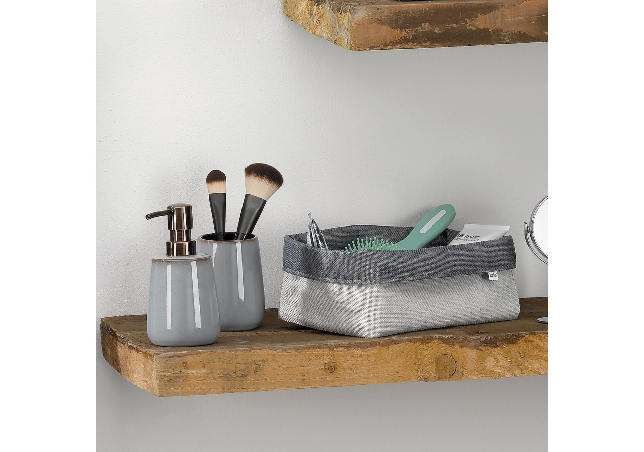 Set de Toilette Liana - Brosse et Support en Céramique - KE 236273 - Kela Badkamer