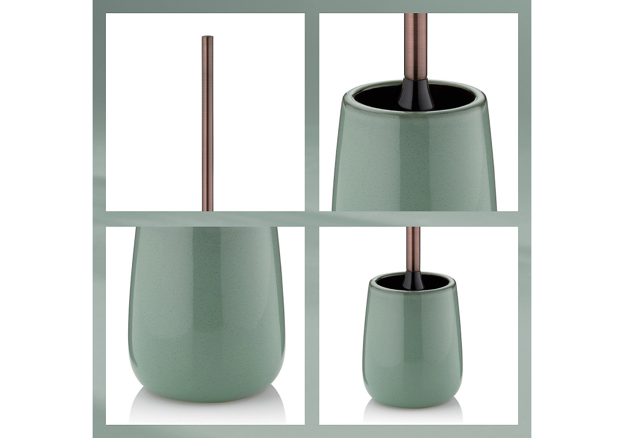 Set de Toilette Liana - Brosse et Support en Céramique - KE 236273 - Kela Badkamer