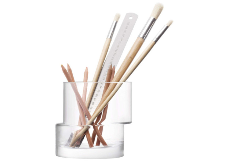 Bougeoir Tier avec Bougie - Élégance en Verre de 13,5 cm - LS 580550 - L.S.A.