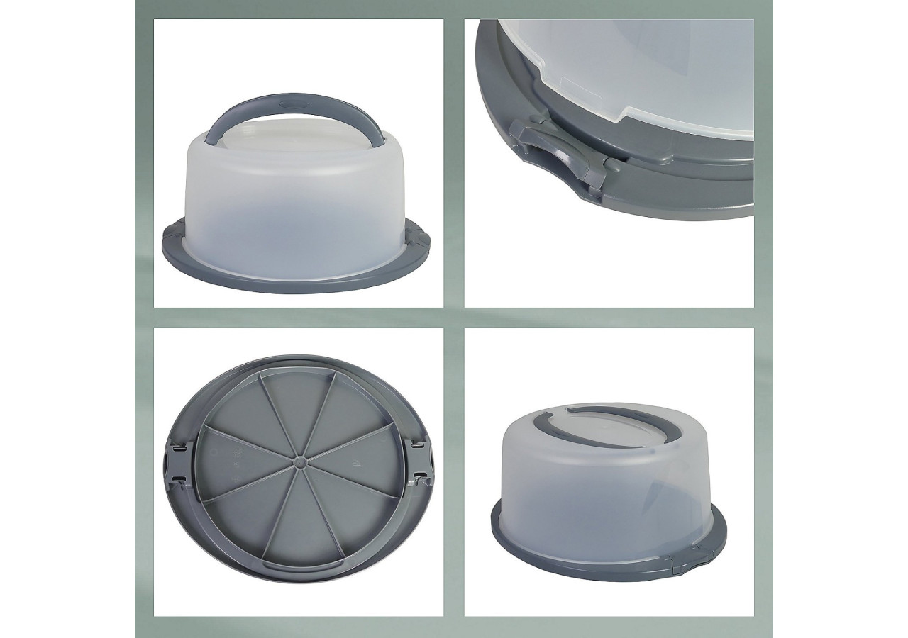 Boîte de Transport Deli - Pratique pour Gâteaux 38 x 33 x 17 cm - KE 121739 - Kela Keuken