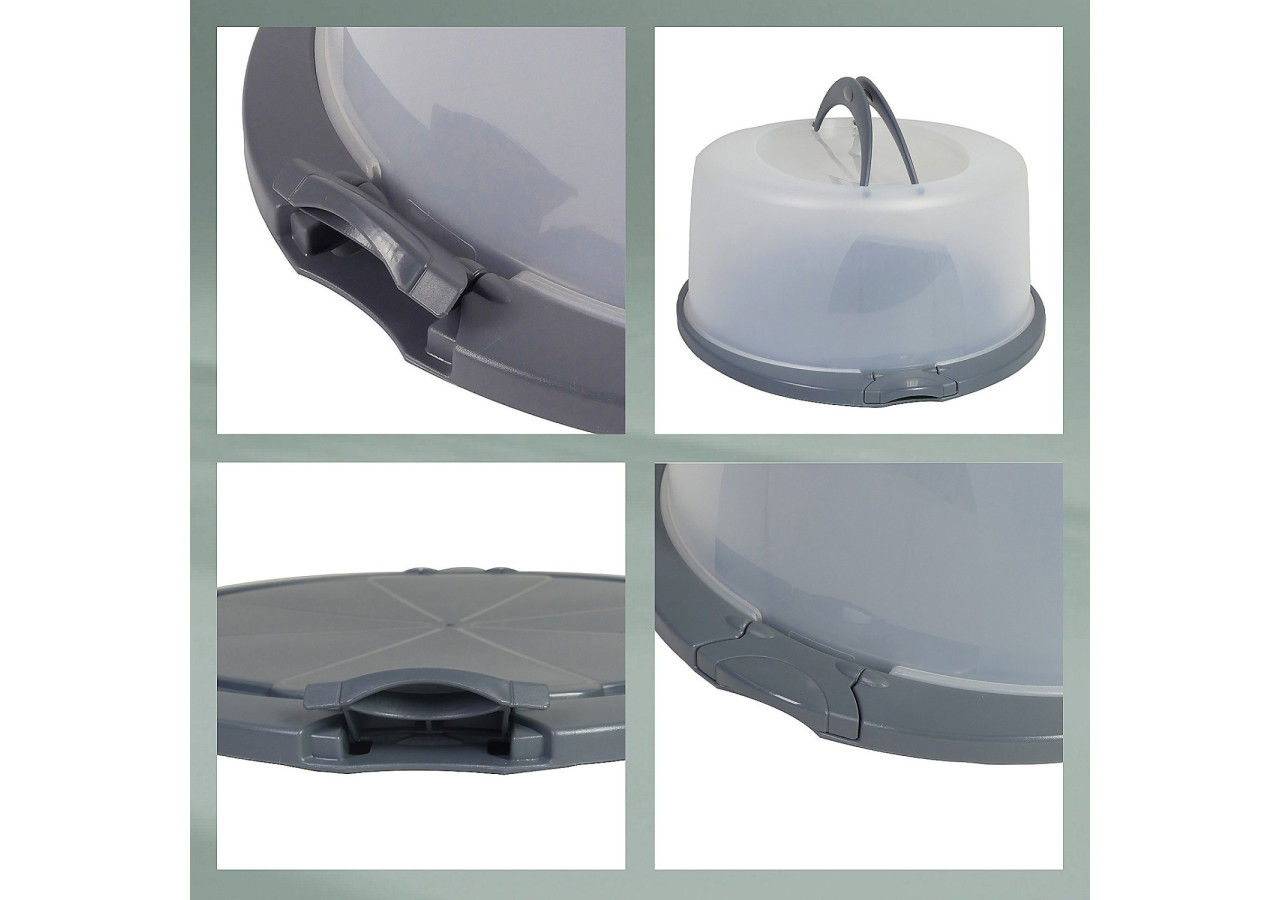 Boîte de Transport Deli - Pratique pour Gâteaux 38 x 33 x 17 cm - KE 121739 - Kela Keuken