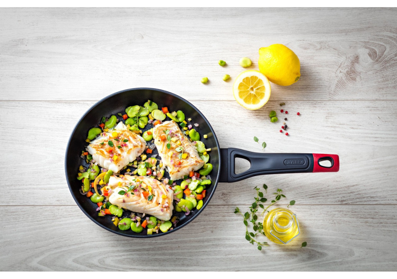 Poêle Optima - 28 cm en Aluminium Antiadhésif - PY 284271 - Pyrex