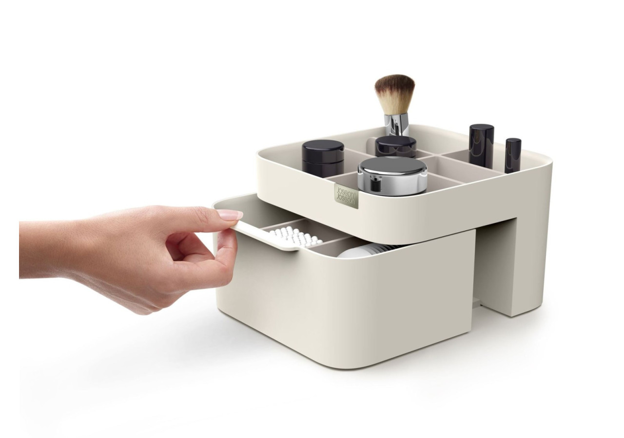 Organisateur de Maquillage Viva avec Tiroir - Rangement élégant - JJ 004397 - Joseph Joseph