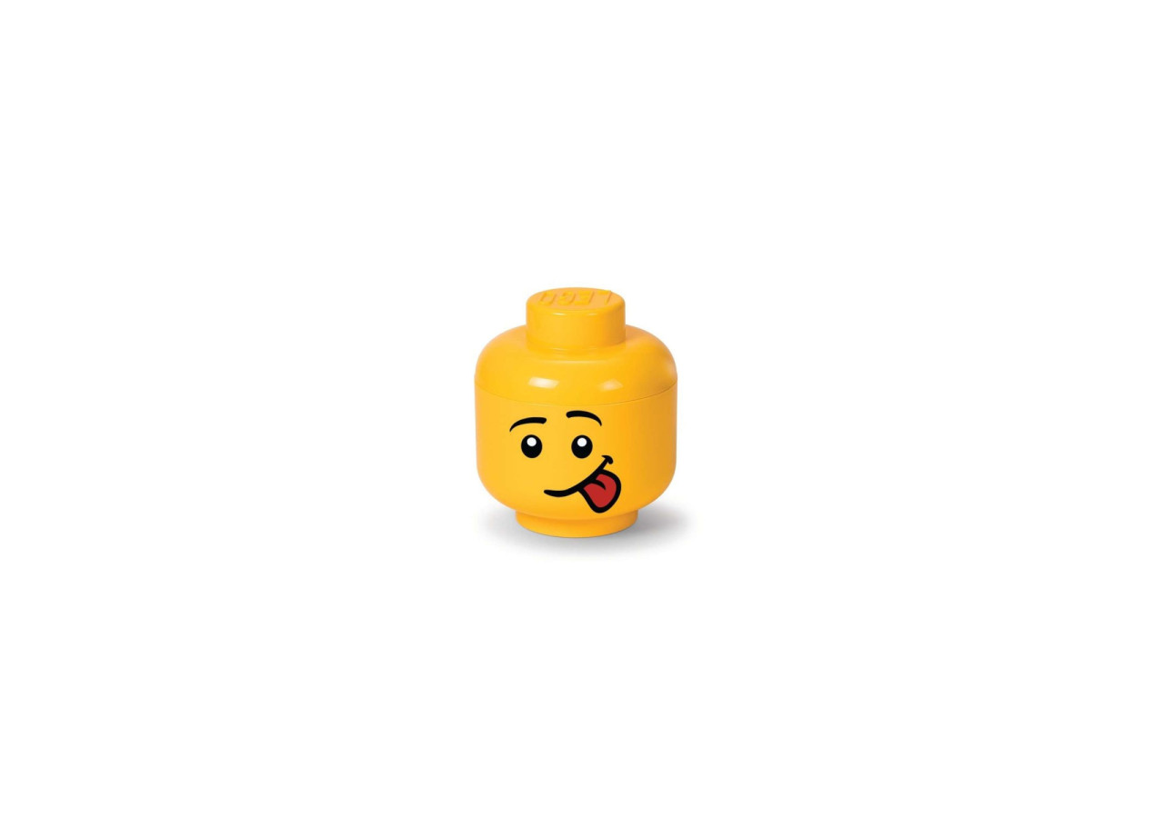 Boîte de Rangement Silly - Forme de tête LEGO amusante pour enfants - RC 030858 - Lego