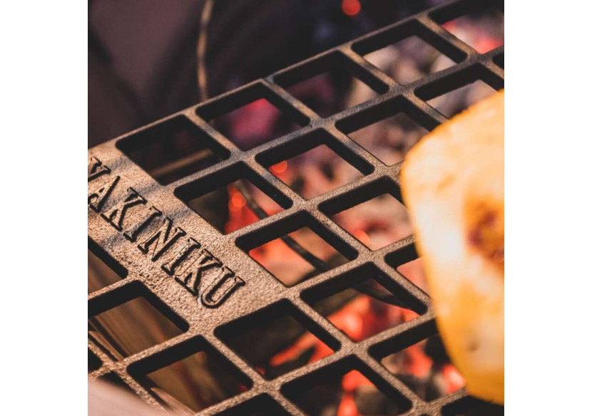 Accessoire BBQ Kamado 19" - Grill en Fonte avec Indicateur de Température - YA 493318 - Yakiniku