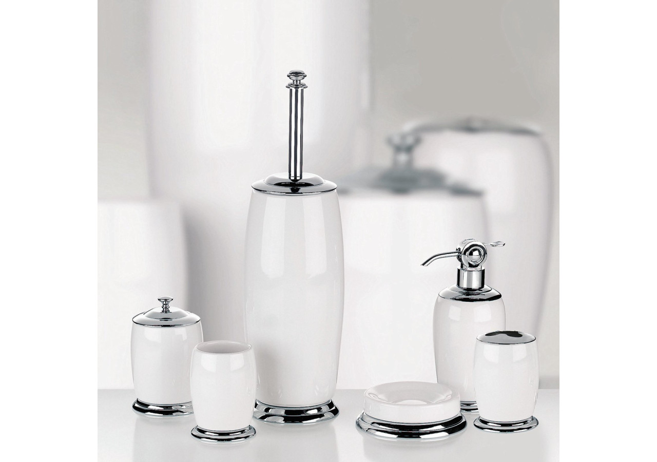 Porte-savon Scarlett - Céramique et Acier Inoxydable - KE 207846 - Kela Badkamer