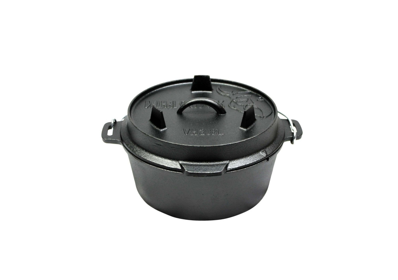 Cocotte en Fonte 3,8 Litres - Multifonctionnelle et Durable - VH 612148 - Valhal