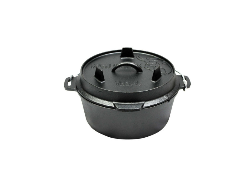 Cocotte en Fonte 3,8 Litres - Multifonctionnelle et Durable - VH 612148 - Valhal