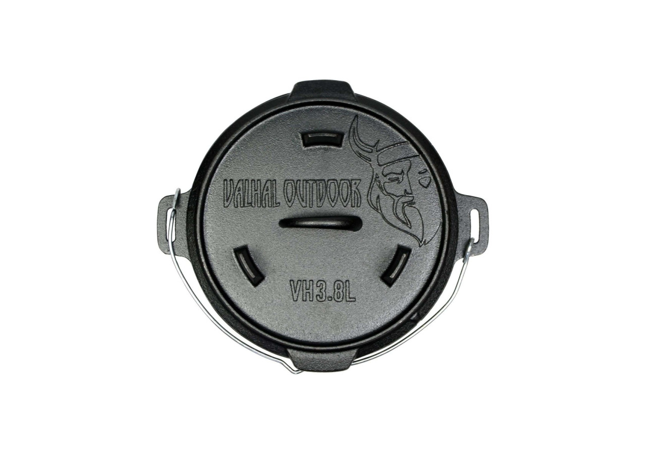 Cocotte en Fonte 3,8 Litres - Multifonctionnelle et Durable - VH 612148 - Valhal