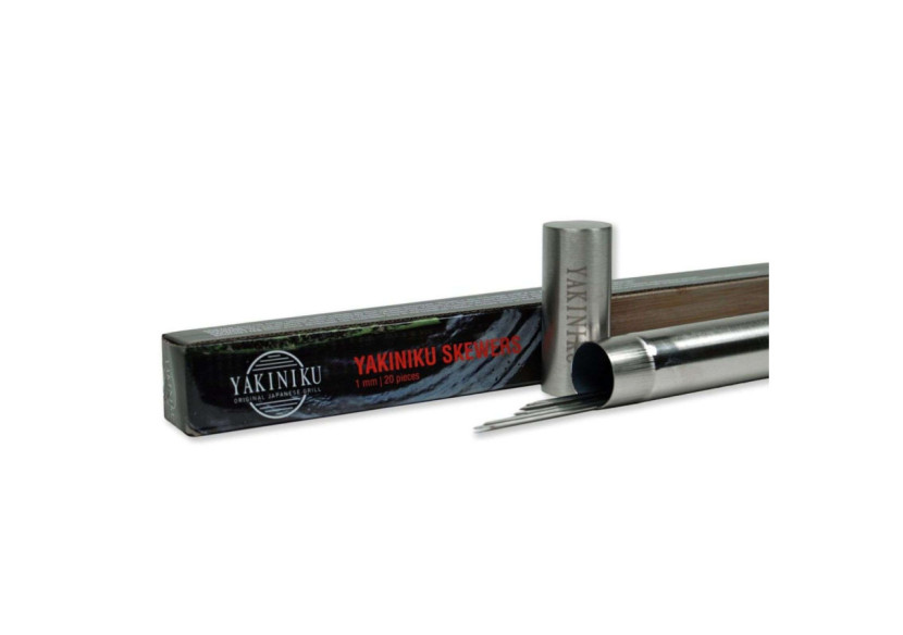 Brochettes BBQ en Acier Inoxydable - 20 Unités - YA 492106 - Yakiniku