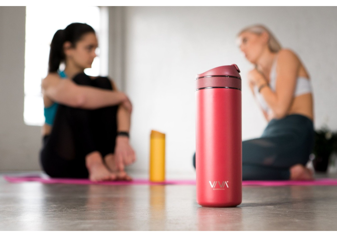 Bouteille Rechargeable avec Filtre 460 ml - Idéale pour Thé et Café - VI 820527 - Viva