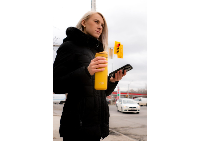 Bouteille Rechargeable avec Filtre 460 ml - Idéale pour Thé et Café - VI 820527 - Viva