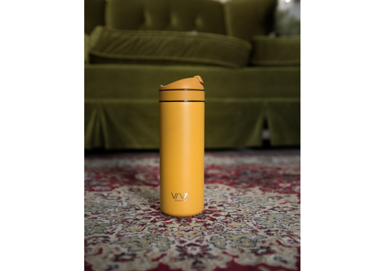 Bouteille Rechargeable avec Filtre 460 ml - Idéale pour Thé et Café - VI 820527 - Viva