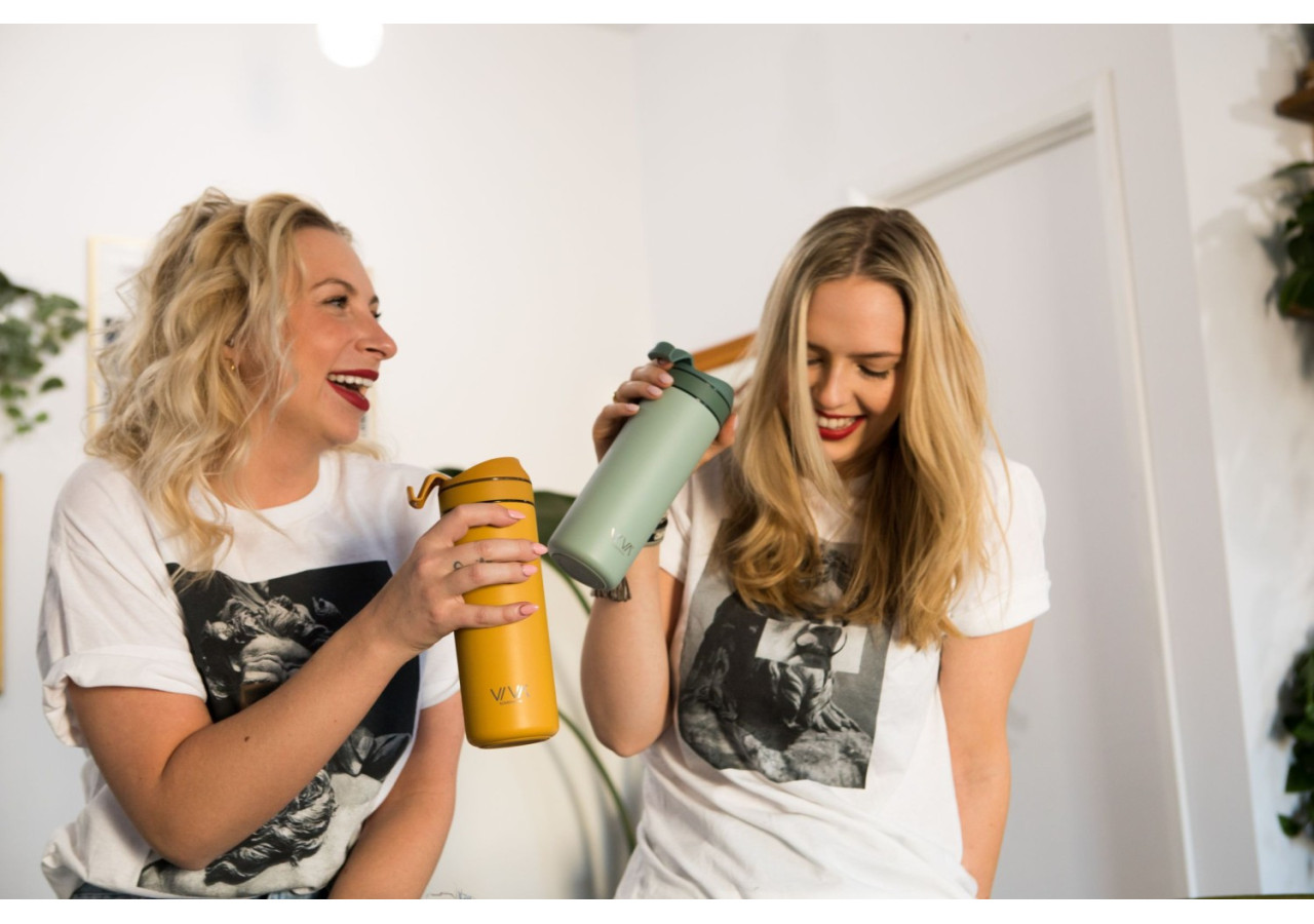 Bouteille Rechargeable avec Filtre 460 ml - Idéale pour Thé et Café - VI 820527 - Viva