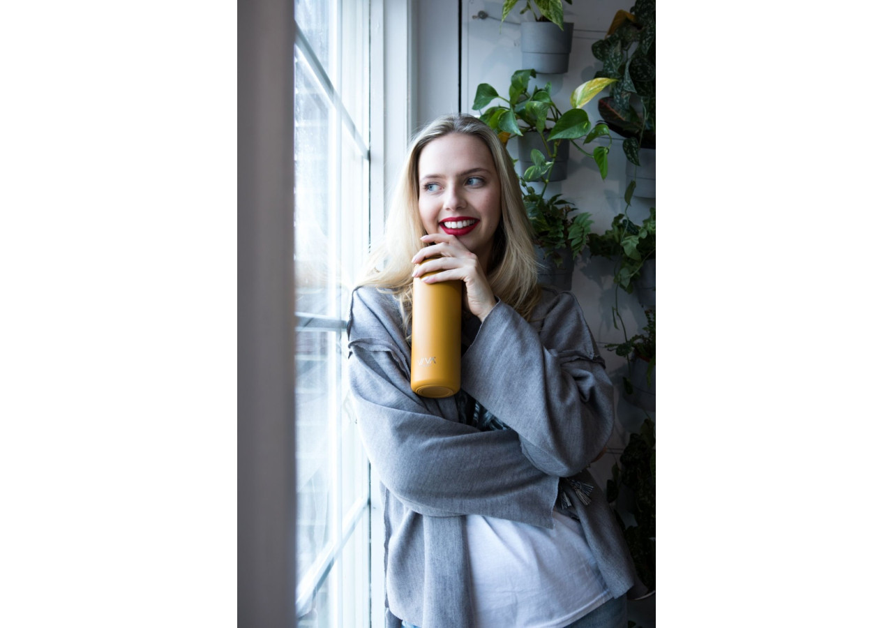 Bouteille Rechargeable avec Filtre 460 ml - Idéale pour Thé et Café - VI 820527 - Viva