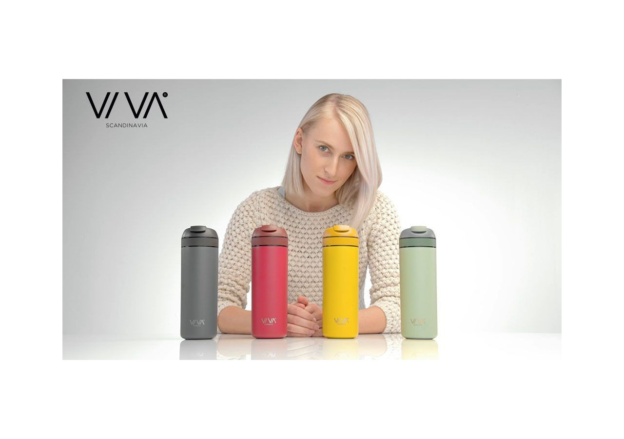 Bouteille Rechargeable avec Filtre 460 ml - Idéale pour Thé et Café - VI 820527 - Viva