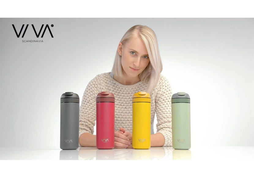 Bouteille Rechargeable avec Filtre 460 ml - Idéale pour Thé et Café - VI 820527 - Viva