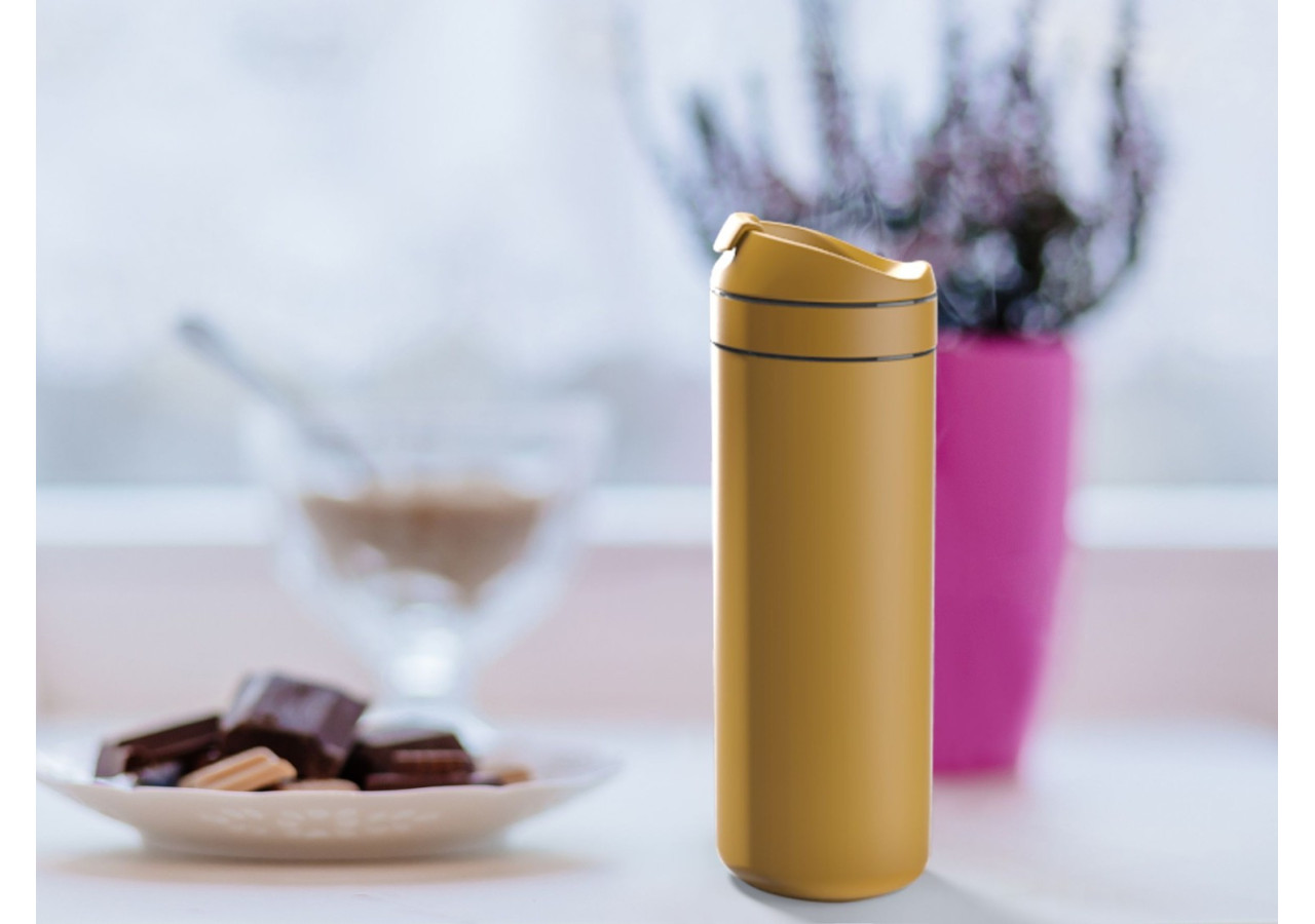 Bouteille Rechargeable avec Filtre 460 ml - Idéale pour Thé et Café - VI 820527 - Viva