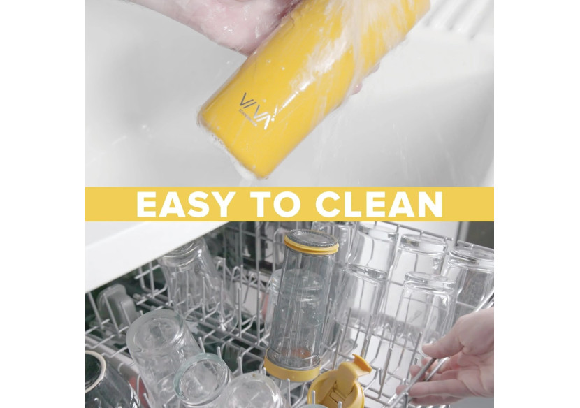 Bouteille Rechargeable avec Filtre 460 ml - Idéale pour Thé et Café - VI 820527 - Viva