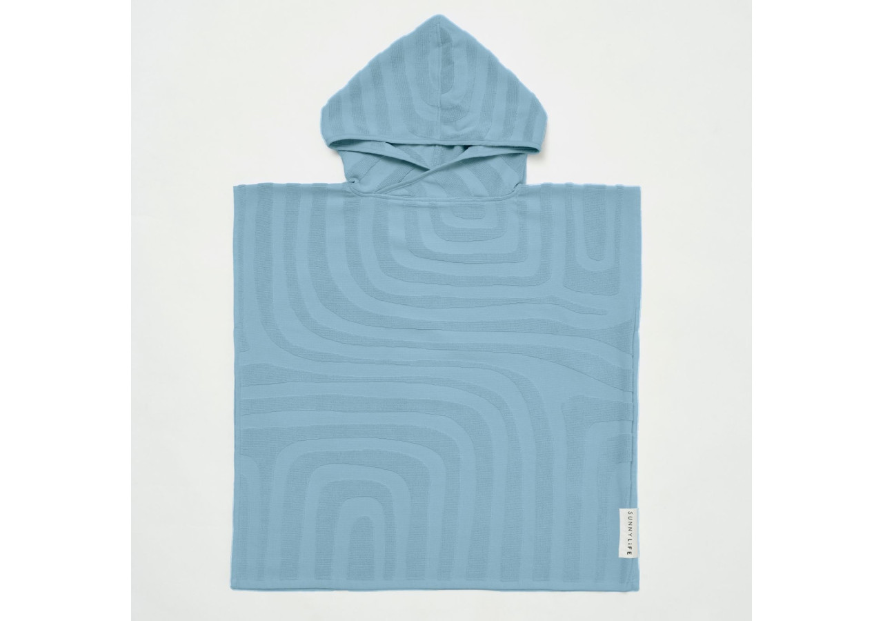 Serviette de Plage Enfant avec Capuche - Surf-Blue 6-9 ans - SL 056103 - Sunnylife